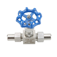 Vanne à aiguille manuelle en acier inoxydable à filetage externe soudé haute pression J23W-160P Garantie 1 an OEM/ODM
