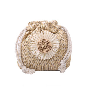 Nuevo Diseño, Bolso de Hombro Cruzado de Paja Tejida Estilo Retro para Mujer, Verano, Playa, Vacaciones, RTS, Pedidos Mixtos al por Mayor - Product Image 2