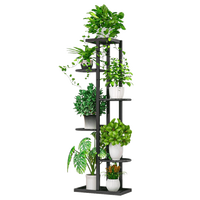 Vente chaude, grand support à fleurs en métal, design d'intérieur, support de plante de jardin pour fleurs artificielles, support d'affichage de pot de fleurs