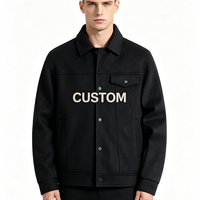 Blouson Bomber Décontracté en Daim pour Homme, Style Usine Personnalisé, Coupe Ample, Haute Qualité, Noir, Coupe-Vent, Veste de Printemps