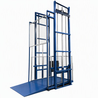 Lift Barang Hidrolik Baru untuk Pabrik & Gudang, Platform Pengangkat Besar & Kecil, Dual-Track, Dual-Cylinder, Kontrol Tombol, untuk Makanan