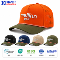 Casquettes de golf structurées pour hommes X&K de haute qualité, personnalisables avec logo 3D, pour le sport et les activités de plein air
