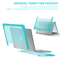Housse de Protection Rigide Antichoc Robuste pour Ordinateur Portable HP Envy x360 14 Pouces 2024 AI 2-en-1 Slim