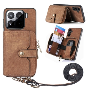 เคสหนังสะพายไหล่พร้อมช่องใส่บัตรสำหรับ Oppo Find X8/X8 Pro สำหรับ iPhone 16 Promax เคสที่ใส่บัตรอเนกประสงค์ - Product Image 5