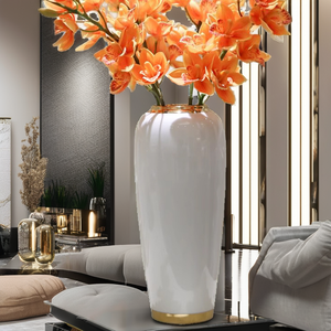 Jarrón de Cerámica Verde Oscuro de Lujo Ligero, Diseño Minimalista, 100% Hecho a Mano, Hermético, Marca WEIXUN, Decoración de Aniversario - Product Image 2