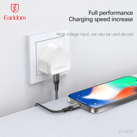 Earldom 25W PD Pengisi Daya Cepat USB-C UK PD FAST CHARGER untuk sumsung untuk iphone 15