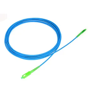 Shenzhen cabo óptico sm mm om5 om3 simplex conector sc/sc 3m lc sc pigtail verde para azul st armored fibra óptica patch cord