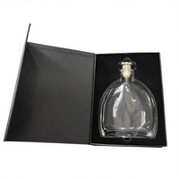 Boîte cadeau en carton magnétique de luxe avec logo imprimé sur mesure pour parfums, bijoux et cosmétiques, avec insert