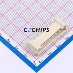 WAFER-VH3.96-8PWT-W1-P Wire-to-Board Pin Header SMD,P=3.96mm,Horizontal Mount Connector 1x8P 3.96mm Horizontal Mount 8P - Product Image 1