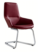 Chaise de bureau exécutive moderne en cuir véritable à prix réduit, avec tubes en aluminium et finition électrolytique, idéale pour la salle de sport, la maison ou le bureau.