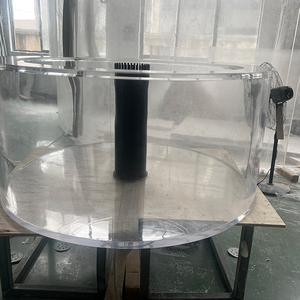 Livraison rapide, aquarium cylindrique transparent personnalisé de <span class=keywords><strong>125</strong></span> gallons, décoration pour betta - Product Image 2