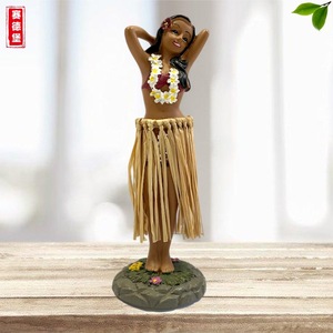 Bán Buôn Quà Lưu Niệm Hawaii Nhảy Múa Cô Gái Cho Xe Bảng Điều Khiển Trang Trí Wobble Bobblehead Hawaii Hula Cô Gái Bobbleheads Cho Lái Xe - Product Image 6