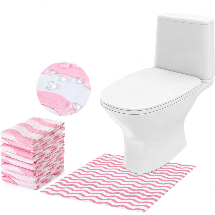 Household Free Custom Label 25 PCS Bath Floor Mats Bathroom Rug Toilet Mat Set Anti-Slip Bath Shower Mat U Shape Toilet · image 4