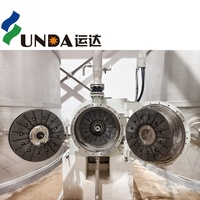 Raffineur à double disque Yunda SS304 5000 L/min, équipement de raffinage à faible consistance 380V, pour pâte vierge, économe en énergie, garantie 1 an