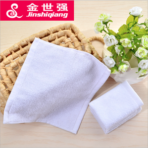 Khăn Bông Nhỏ 100% Màu Trắng Chấp Nhận Logo Thêu Tùy Chỉnh - Product Image 2