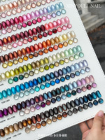 Kit de vernis gel UV magnétique holographique œil de chat 9D 150 couleurs, effet soak-off, finitions brillantes et éclatantes pour salon/usage domestique