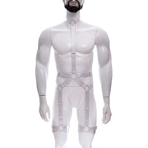 Nhà Máy Giá Thời Trang Sexy Leather Bondage Thắt Lưng Kiềm Chế Cơ Thể Khai Thác Cho Người Đàn Ông - Product Image 5