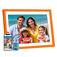 Cadre photo numérique Wi-Fi OEM 10,1 pouces, écran tactile HD IPS 1280x800, cadre photo intelligent Cloud avec batterie, vente en gros