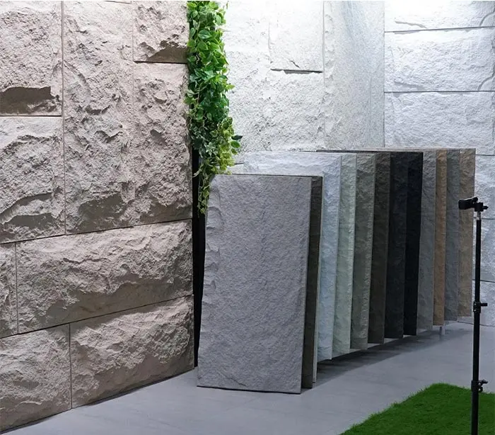 Innen und Außen dekorative Kunststein Wand verkleidung Pu Faux Steinplatten Stein Pu Panels