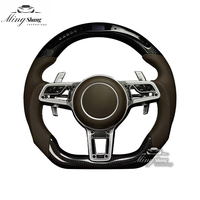 Le volant en fibre de carbone personnalisé à vente chaude convient à une utilisation directe sur Porsche Cayenne Macan Panamera 718 911 991.2 992.1