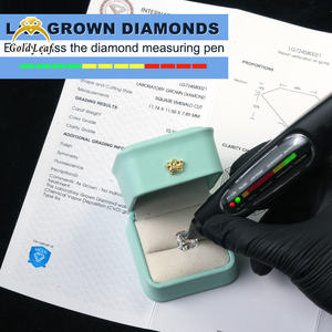 เพชรทรงแอสเชอร์ Goldleaf IGI สี DEF ขนาด 1-7 กะรัต คุณภาพ VVS VS ผลิตด้วยวิธี HPHT CVD ได้รับการรับรอง เหมาะสำหรับทำเครื่องประดับ - Product Image 3