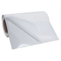 Rouleau géant de papier PE blanc de 80 µm pour colle acrylique, étiquettes autocollantes en film PE, matière première pour étiquettes auto-adhésives en polyéthylène