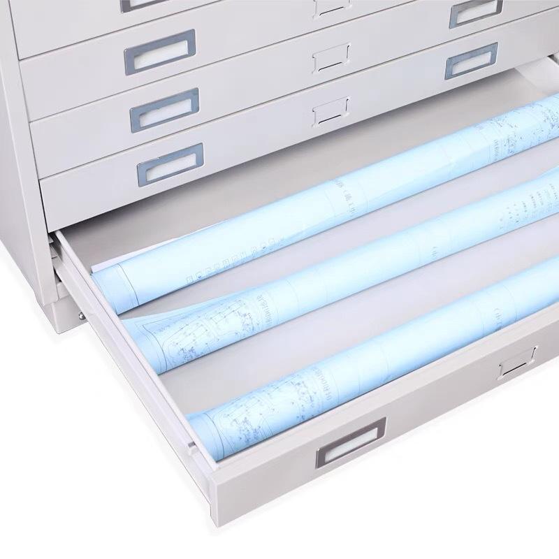 Modular Shutter Sample Rack Design Modern Style Mobile Rack Storage System Steel File Cabinet Rolling ...