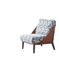 Fauteuil de détente individuel moderne en tissu pour salon, chaise d'appoint intérieure, chaise longue relaxante pour maison, hôtel, appartement