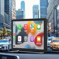 Autoradio multimédia universel 9 pouces avec CarPlay sans fil et Android Auto, écran tactile, montage sur tableau de bord, Mirror Link