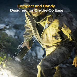 Lampe de camping portable, lanterne rechargeable par USB avec fonction de banque d'alimentation, étanche IP54 pour le camping, la pêche, les urgences - Product Image 5