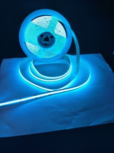 Tira de Luces <span class=keywords><strong>LED</strong></span> <span class=keywords><strong>RGB</strong></span> COB de 8 mm Cortable, 576 <span class=keywords><strong>LED</strong></span>/m, 5 Voltios, <span class=keywords><strong>12</strong></span> Voltios, 24 Voltios, Autoadhesiva, Fácil Instalación, IP20 - Product Image 5