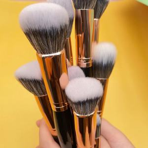 Juego de Brochas de Maquillaje Profesional de Alta Calidad de 46 Piezas con Mango de Madera y Pelo Sintético para Corrector, Base, Polvo y Sombras de Ojos - Product Image 6
