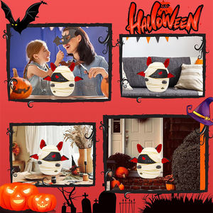 V215 بيع بالجملة مخصصة مومياء مصاص دماء الخفافيش محشوة وسادة قطيفة ملفوفة في الضمادات مصاص دماء لعبة أفخم للأطفال هدايا عيد الميلاد - Product Image 4