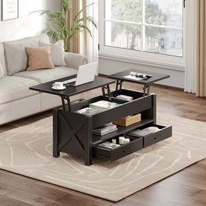 Tavolino da Caffè Rustico <span class=keywords><strong>in</strong></span> <span class=keywords><strong>Legno</strong></span> Cinese per Soggiorno, Tavolino Basso, Mesas de Centro, Basse Salon - Product Image 3