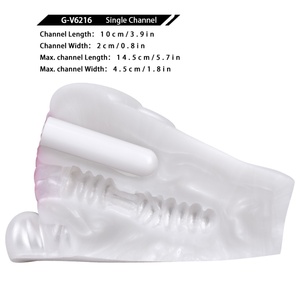 Copa de Masturbación Masculina Vibrante G6216, Masturbador Vaginal con Diseño de Cerdo Blanco de Fantasía, Juguete Sexual, Copa de Masturbación Suave y Firme, Venta al por Mayor - Product Image 3
