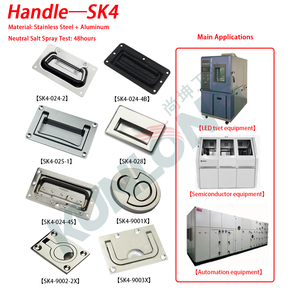 Stainlesssteel zincalloy nhôm khóa an ninh cửa xử lý chống thấm chống ăn mòn dễ dàng cài đặt cho tủ điện - Product Image 5