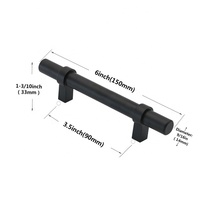 KOSIN DANNY CHINE CS012 Poignées de tiroir en acier inoxydable modernes pour meubles de cuisine, quincaillerie d'armoire, barre en T