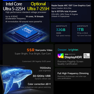 โน้ตบุ๊กเกมมิ่งสำหรับธุรกิจส่วนบุคคลรุ่นใหม่ปี 2025 XiaoXin Pro 14C(SE) Ultra 5-225H / 7-255H แรม 32GB ความจุ 1TB หน้าจอ 14 นิ้ว 2.8K OLED 120Hz XiaoX - Product Image 3