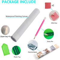 Moderne 5D DIY Tour Paysage Peinture Mur Toile Art Plein Foret Point De Croix Diamant Kits pour La Décoration Intérieure