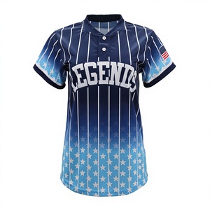 Three Quarter Sleeve Softball Jersey Women Classic Raglan Style Baseball Uniform Breathable Fastpitch Shirts Custom Name Logo - Product Image 1