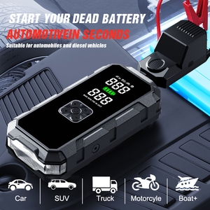 <span class=keywords><strong>ราคา</strong></span>ขายส่งจากโรงงาน เครื่องมือฉุกเฉินในรถยนต์ 12V 12000mAh เครื่องช่วยส<span class=keywords><strong>ต</strong></span>าร์ทแบ<span class=keywords><strong>ต</strong></span>เตอรี่ลิเธียมแบบพกพา พร้อมที่สูบลมยาง - Product Image 2