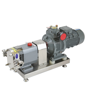 2 3-х лопастного кулачкового ротационного насоса ротационного передаточного механизма для пищевого масла, сока, джема, соуса, кетчупа, мясной навозной жижи - Product Image 3