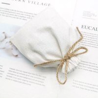 Sac cadeau en lin emballage bijoux coton Jute pochettes à cordon pochette de maquillage fête de mariage sac de rangement impression Logo Sachet personnalisé