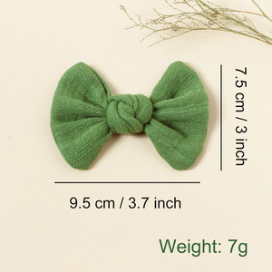 Vendita calda graziose bambine fiocchi forcine per capelli per bambini Candy Color barretta stampa floreale spilla accessori - Product Image 2