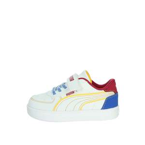 Zapatillas Puma para Niños, Blancas, Amarillas y Azules, con Tiras, Estilo Casual - Product Image 1