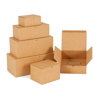 Boîtes en carton kraft pliables pour l'emballage de vêtements et textiles, boîtes d'expédition en carton ondulé, vente en gros, impression de logo personnalisé, fourniture d'usine
