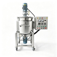 Mélangeur de pâte pour cuve de mélange, équipement d'émulsification pour la fabrication de gels et de lotions corporelles, cuve de mélange de gel, production de pâtes cosmétiques