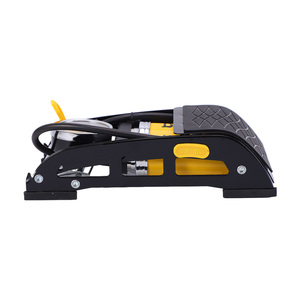 Vente chaude Vélo Double Cylindre Pompe À <span class=keywords><strong>Pied</strong></span> <span class=keywords><strong>Gonfleur</strong></span> Pompe À Vélo avec Manomètre Pneu <span class=keywords><strong>Gonfleur</strong></span> Précis - Product Image 2