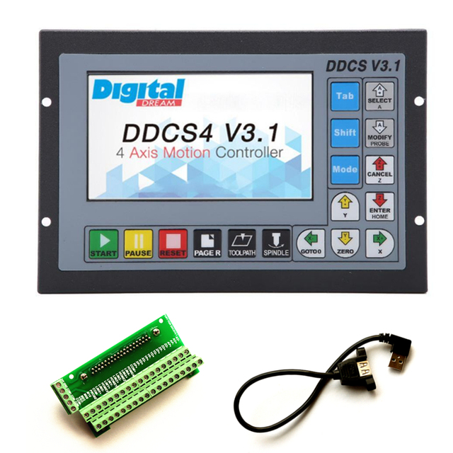 Mach3 Offline Motion Controller Engraving Machine Controller CNC Machine Tool Control DDCSV3.1 Updated From DDCSV2.1