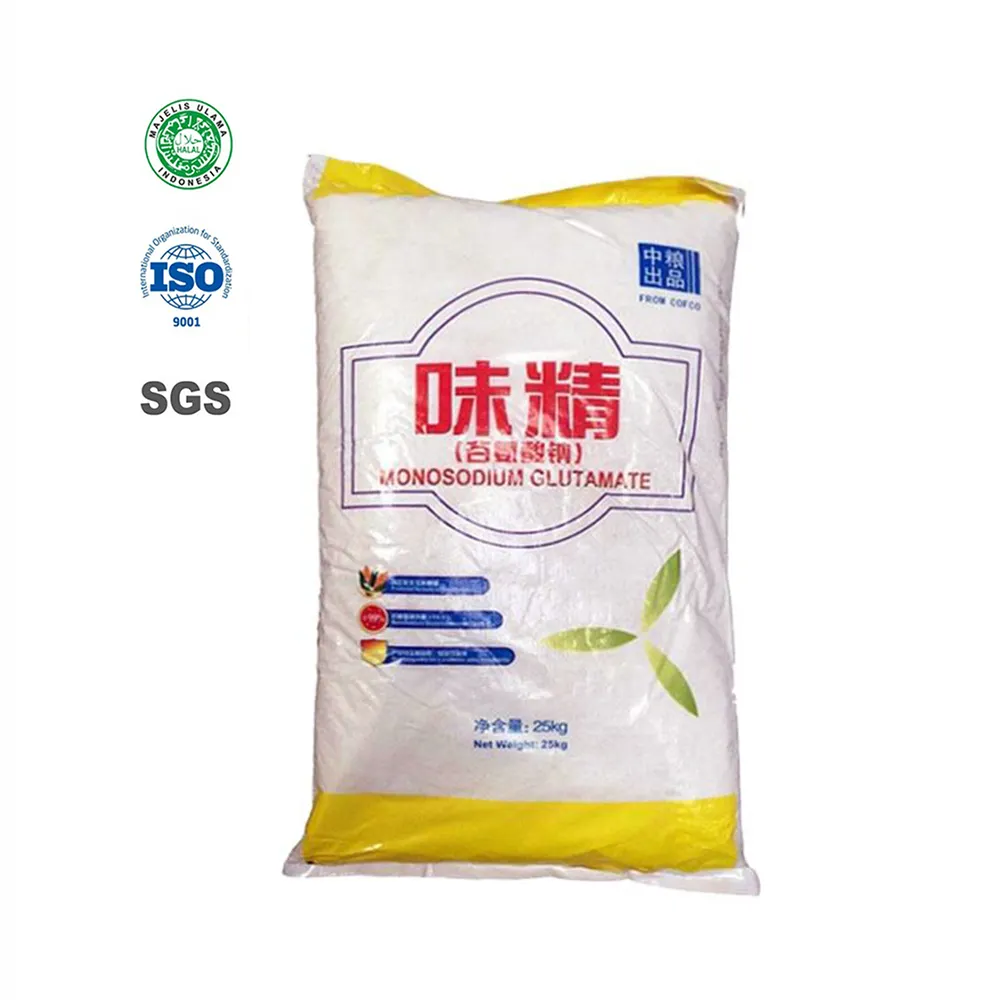 Monosodium 글루타민산염 음식 급료 순수한 monosodium 글루타민산염 MSG 99%